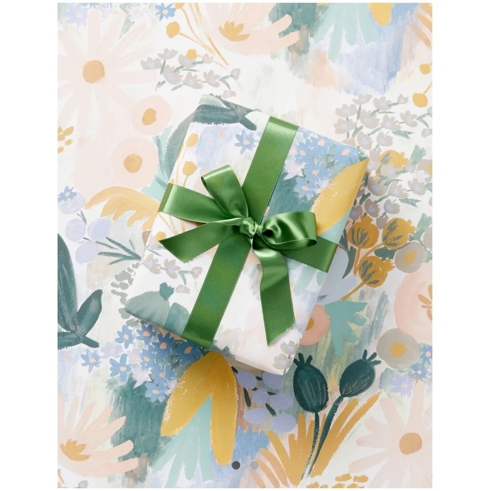 NEW 3 Rolls Rifle Paper Co. Anthropologie Luisa Wrapping Paper 3 Sheets